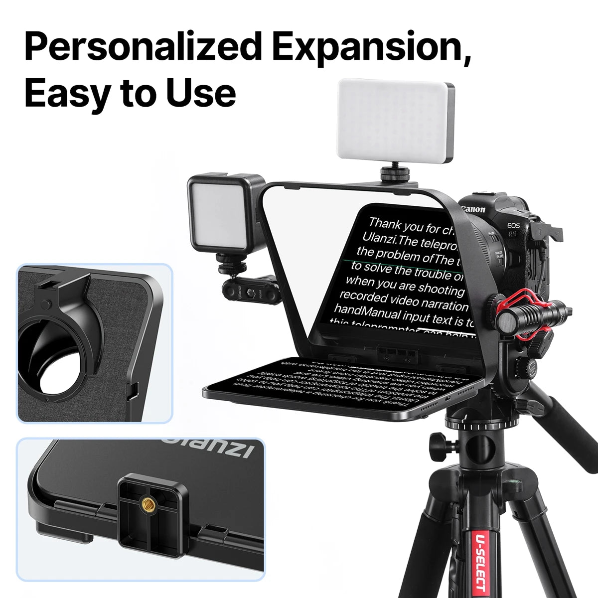 Universal Teleprompter Holder